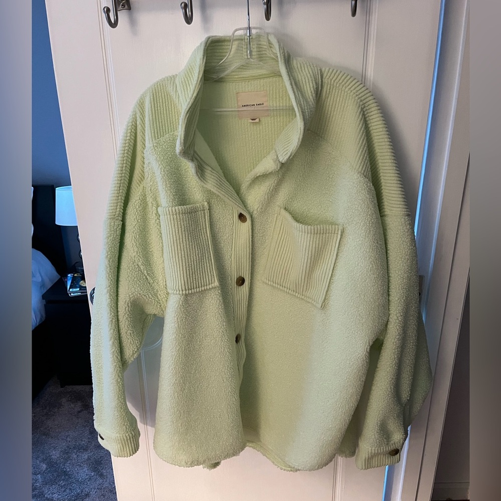 American Eagle Sherpa Shacket